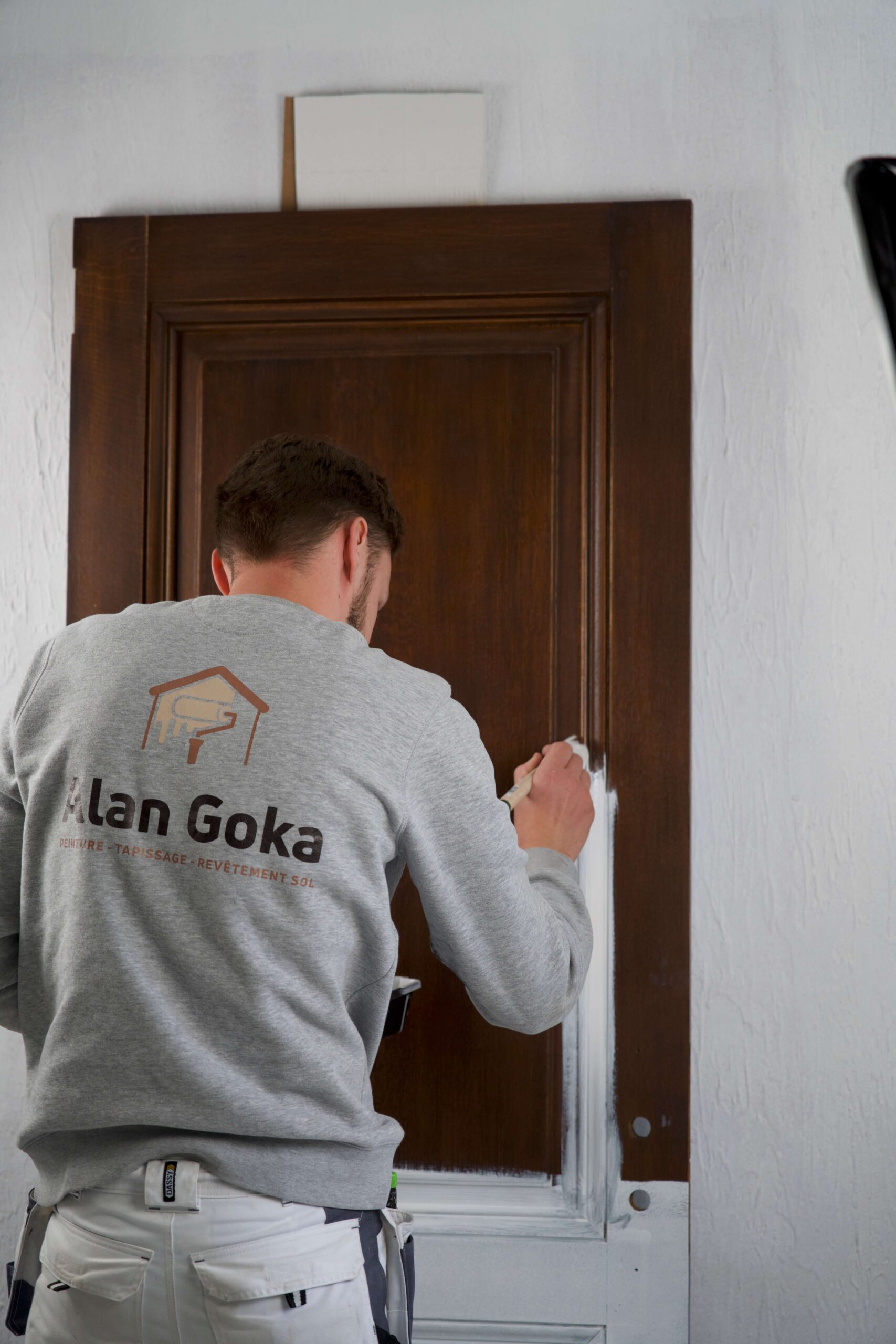 Chantier de peinture en bâtiment Alan Goka